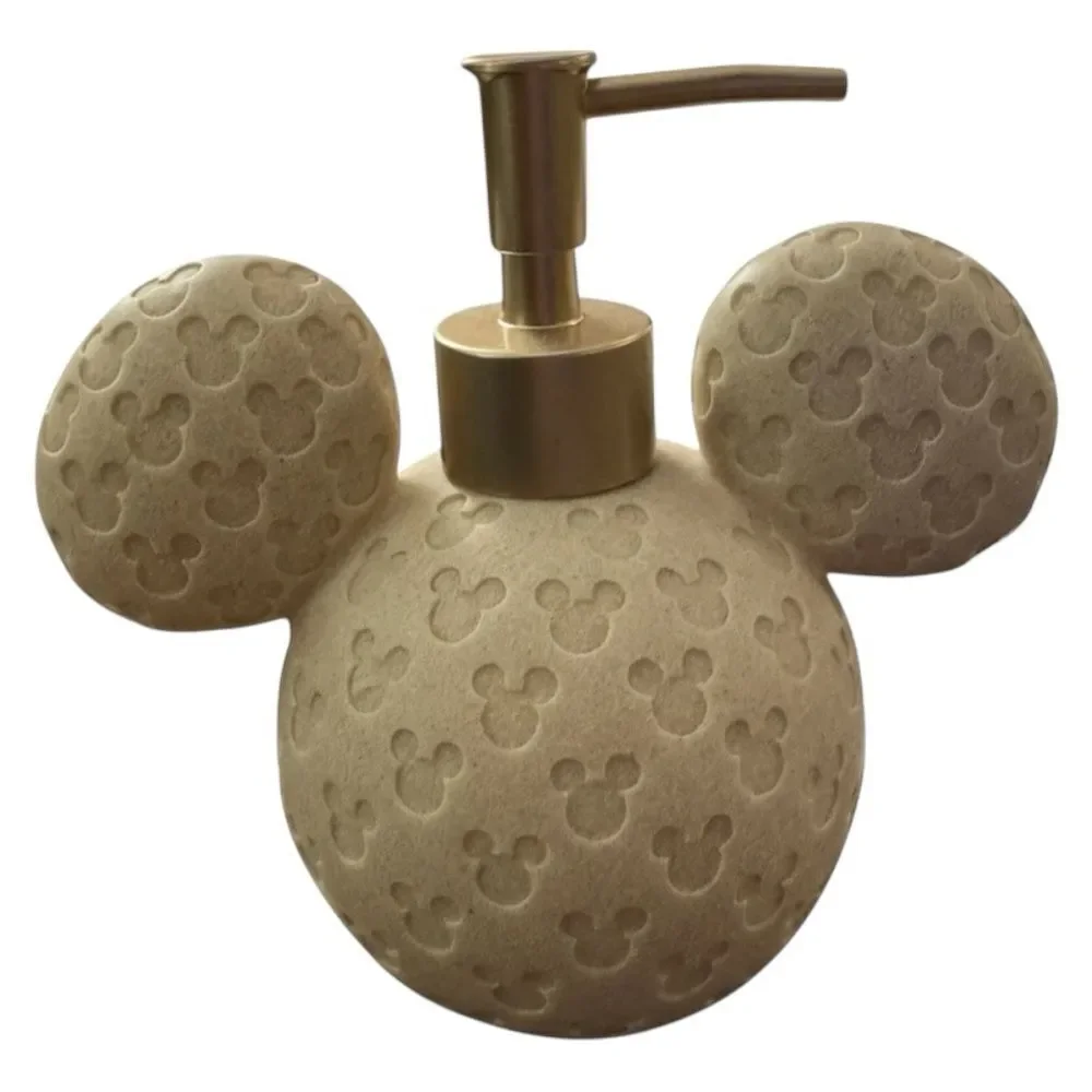Disney Beige Mickey Mouse Soap Dispenser